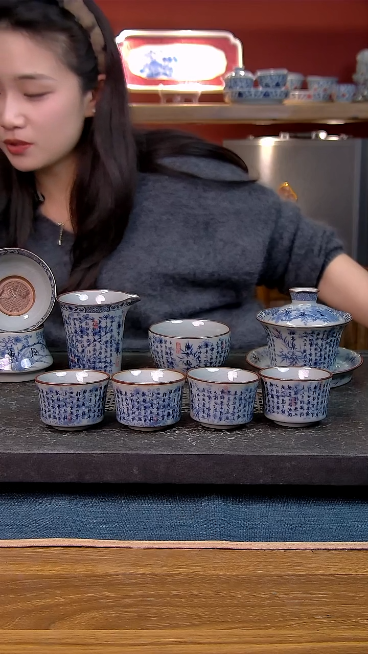 简装家用款8件套 老陶泥开片纹陶瓷茶具