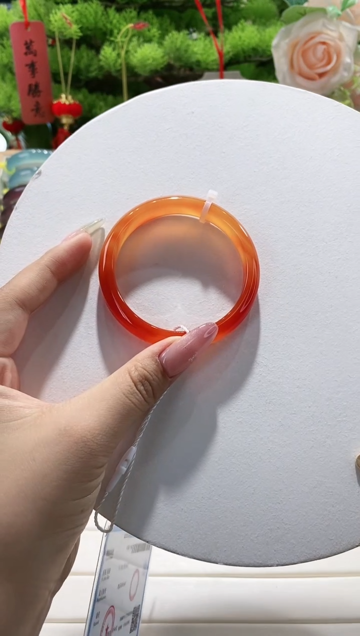 玛瑙/玉髓手镯未镶嵌76-54.5