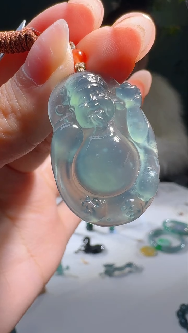 【闪购商品】翡翠颈饰未镶嵌天然A货翡翠