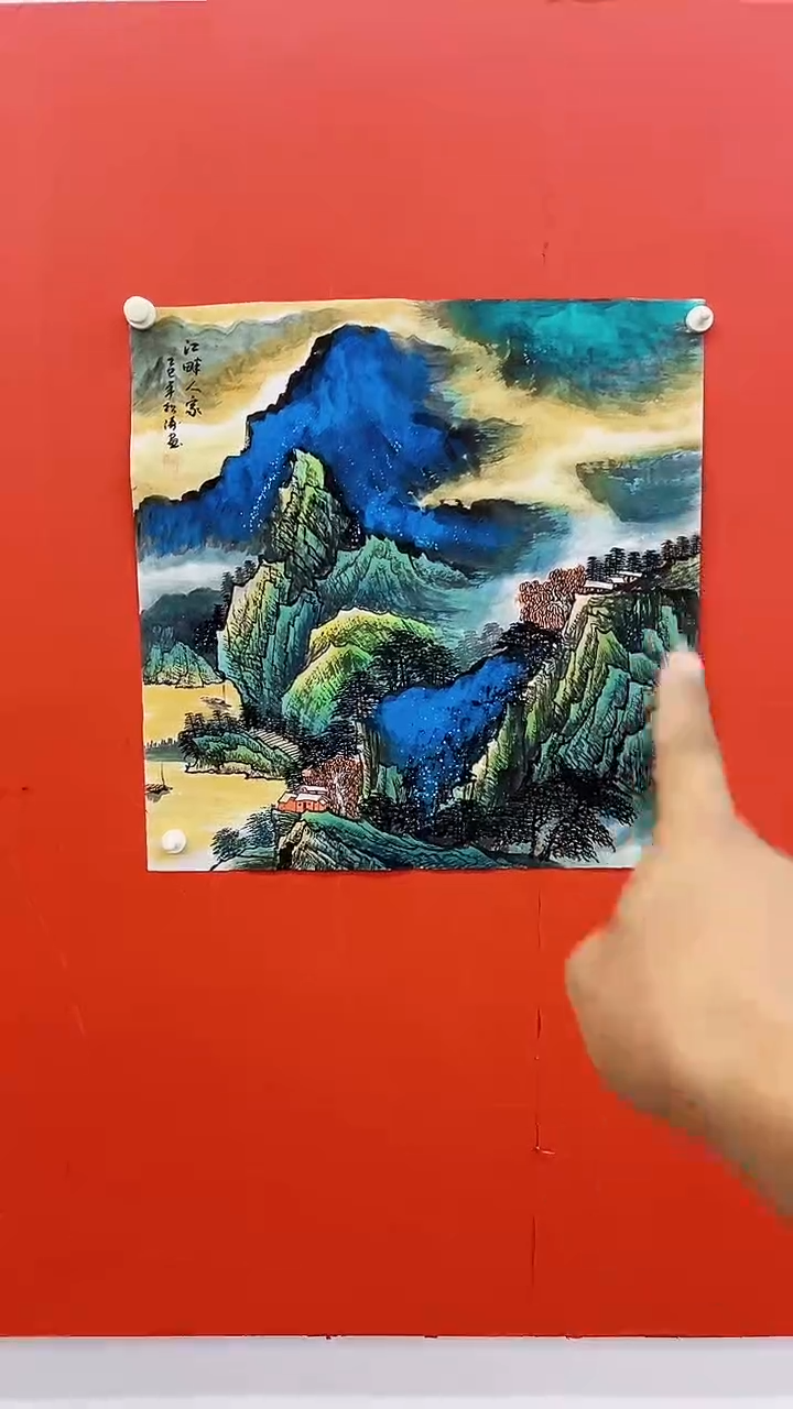 国画伴手礼-4平尺-手绘-纸本-国画