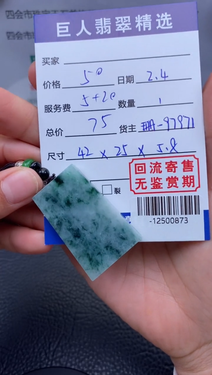 【闪购商品】翡翠颈饰未镶嵌多人-12500873