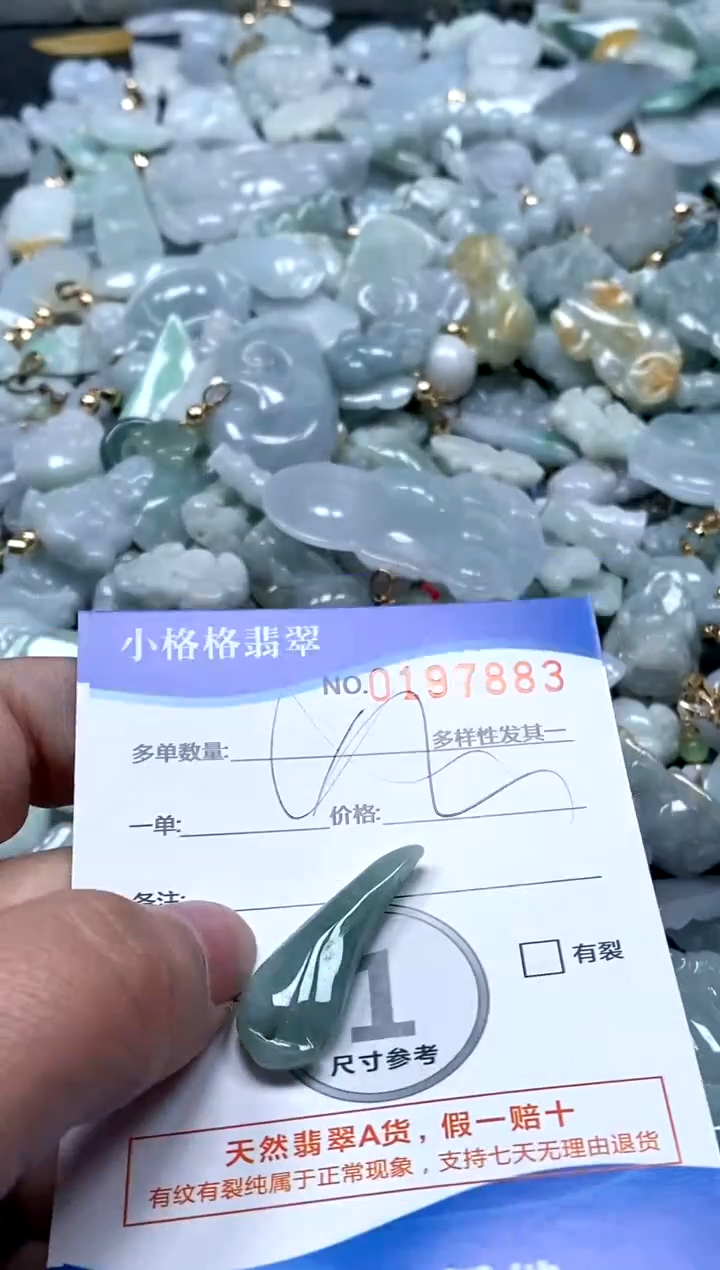 【闪购商品】翡翠颈饰未镶嵌闪购商品0197883
