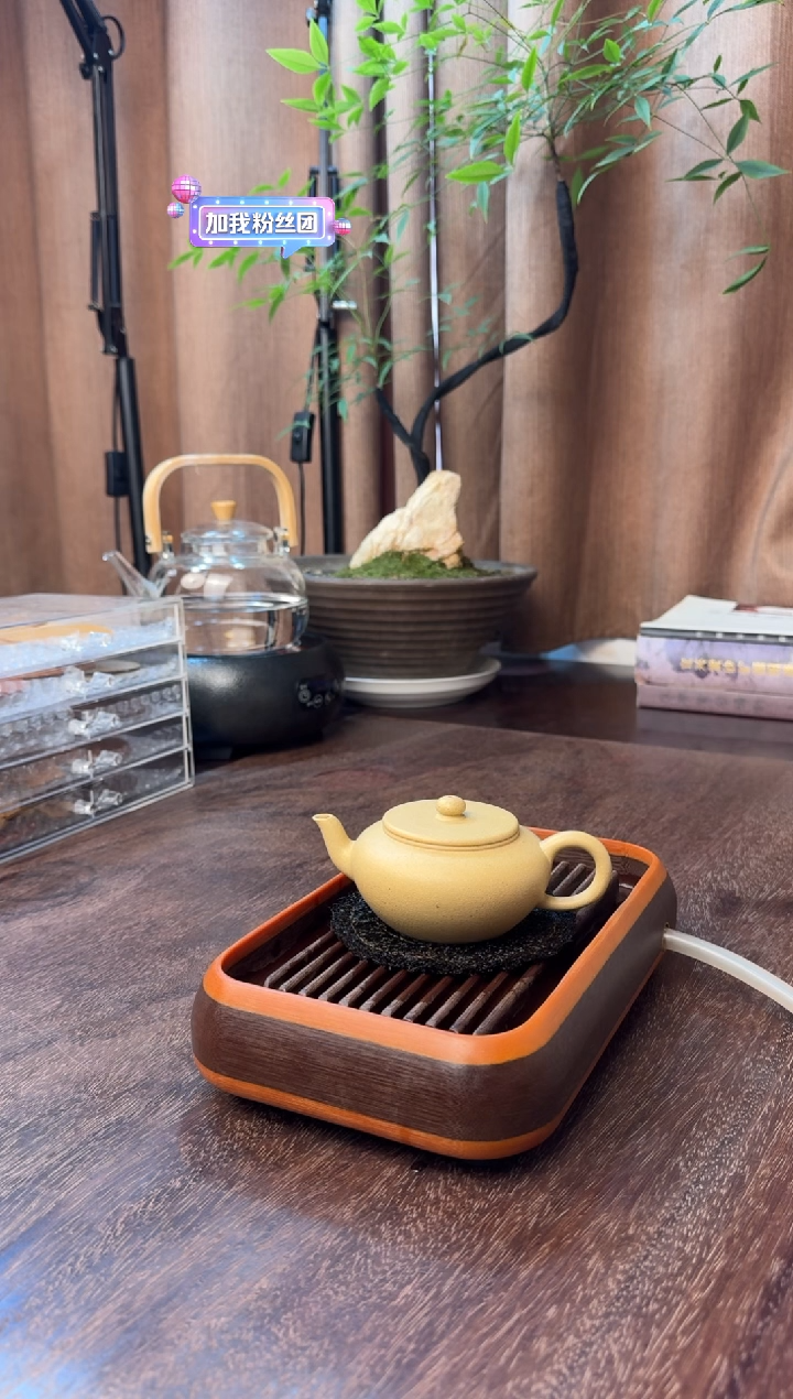 茶壶紫砂舒源-半手精工制作-本山绿泥-容量“150CC