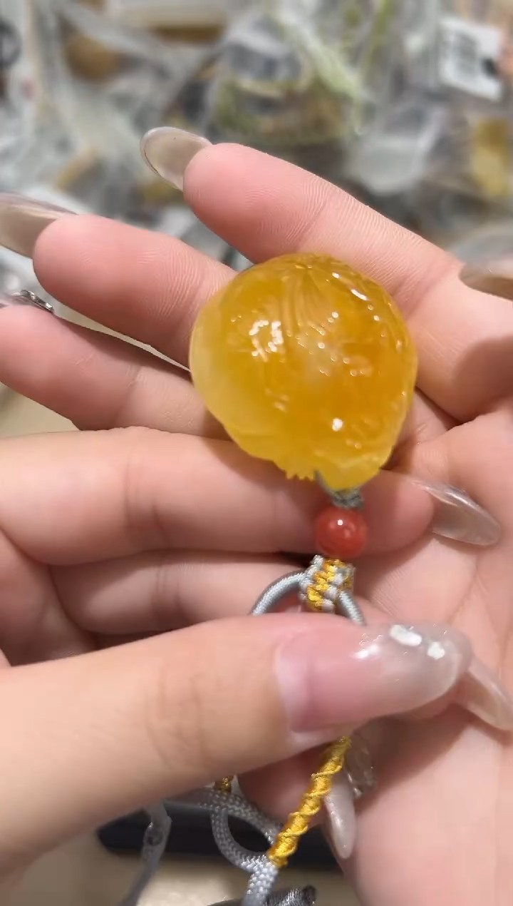 裸石琥珀未镶嵌琥珀蜜蜡吊坠