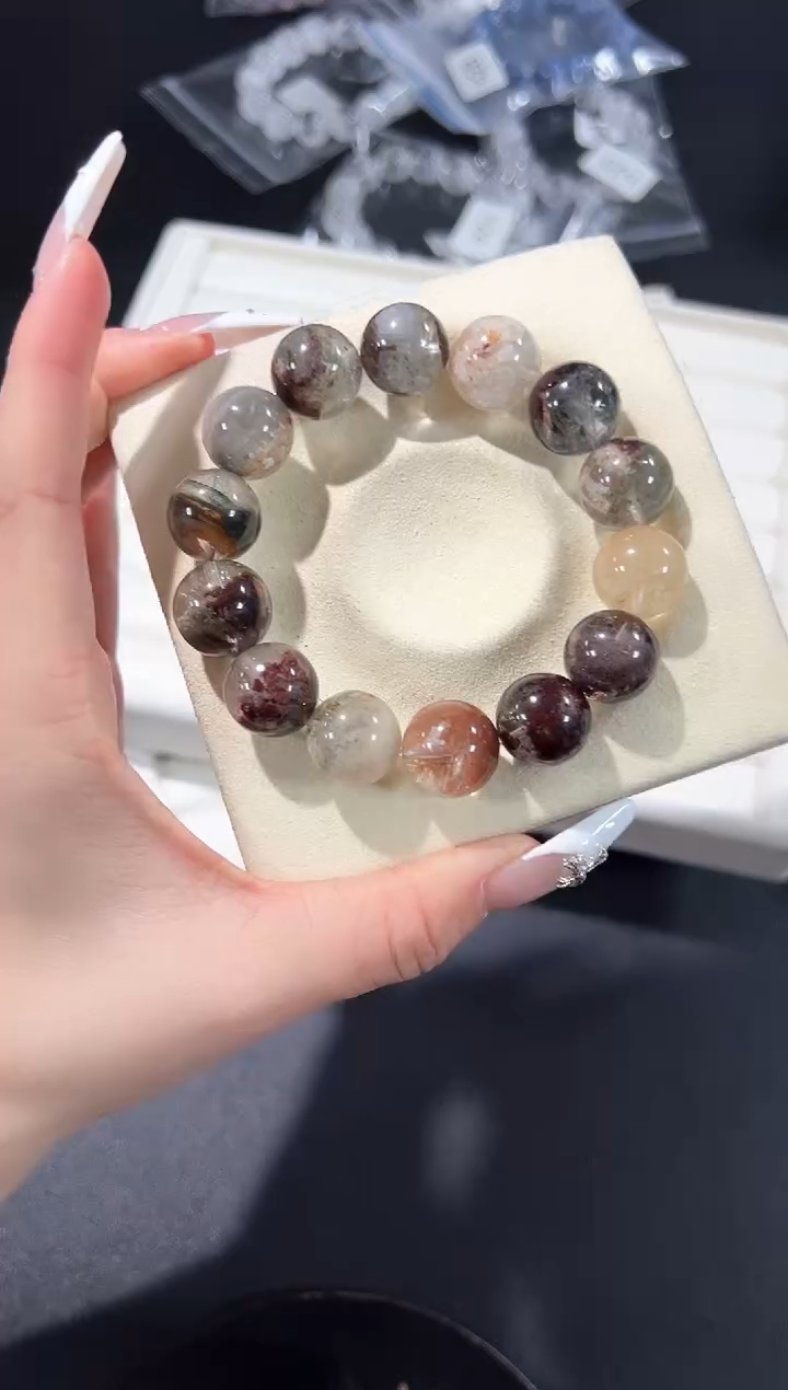 未镶嵌手串水晶32h多样性发其一【1条】默认微瑕15mm