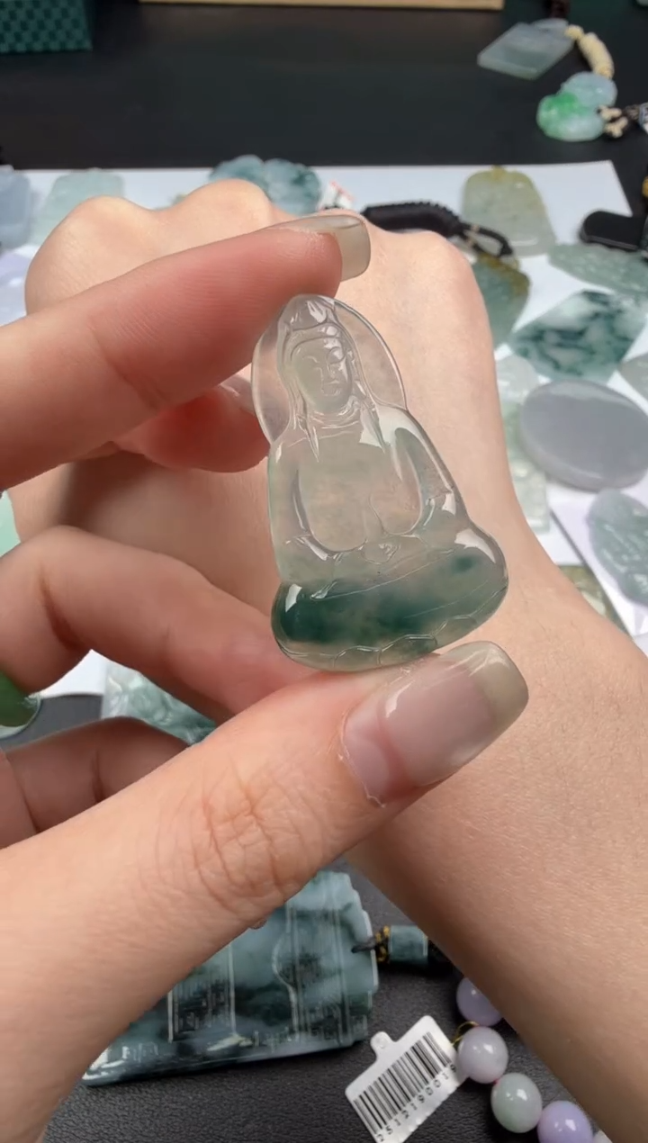 吊坠(不含链)未镶嵌翡翠翡翠饰品-227