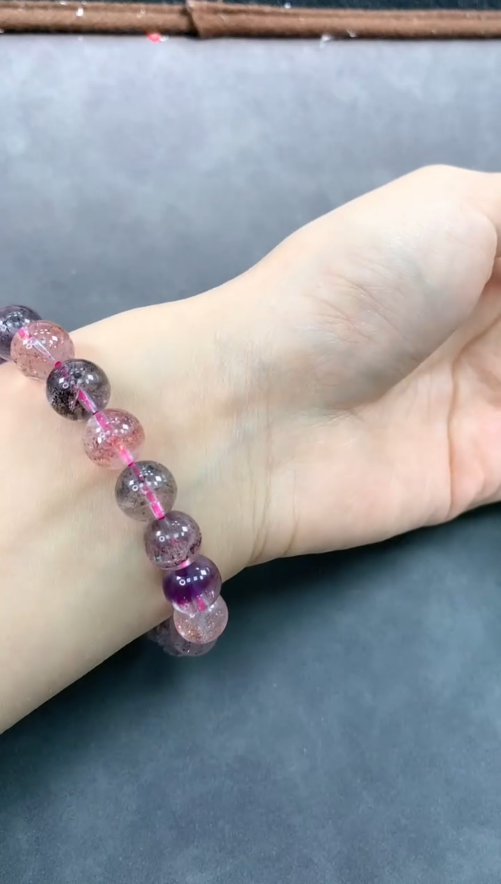 【闪购商品】水晶手链未镶嵌109号超七单圈9.5mm