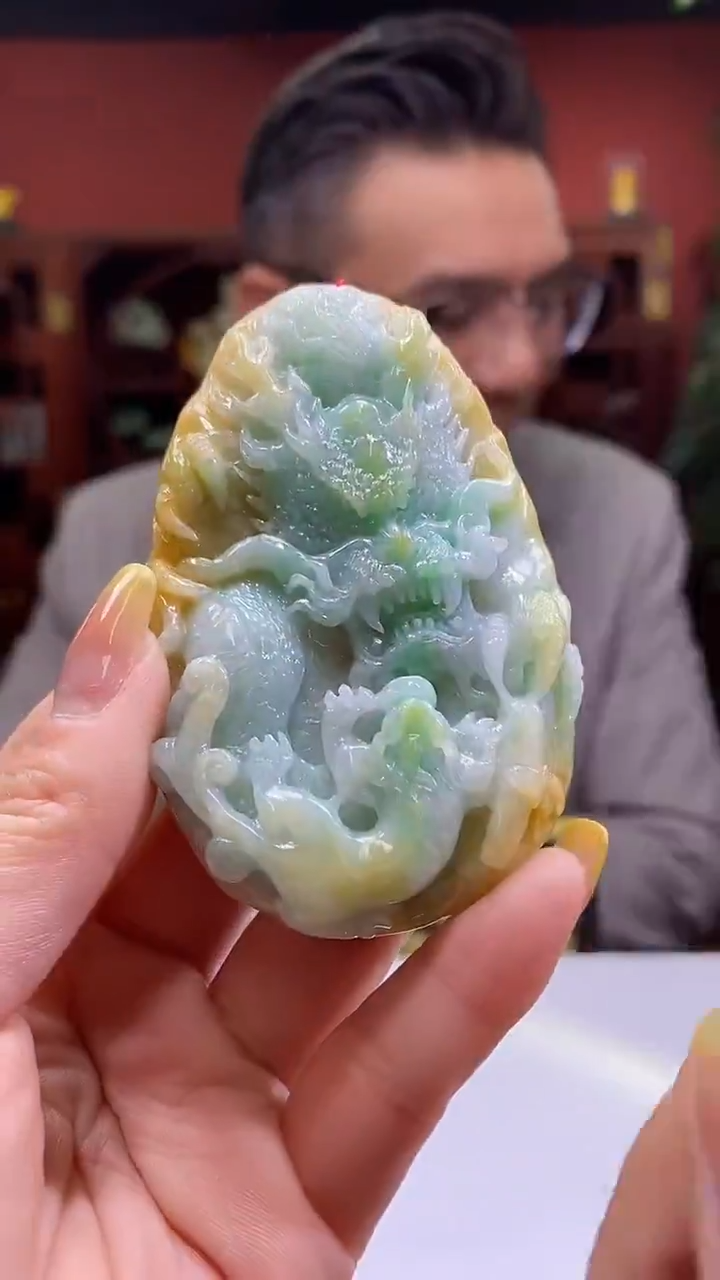 未镶嵌定制翡翠01/1221/W/龙