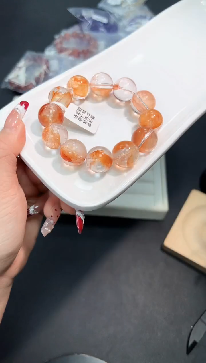 【闪购商品】水晶手串未镶嵌61G多样性发其一/1条17mm默认微瑕