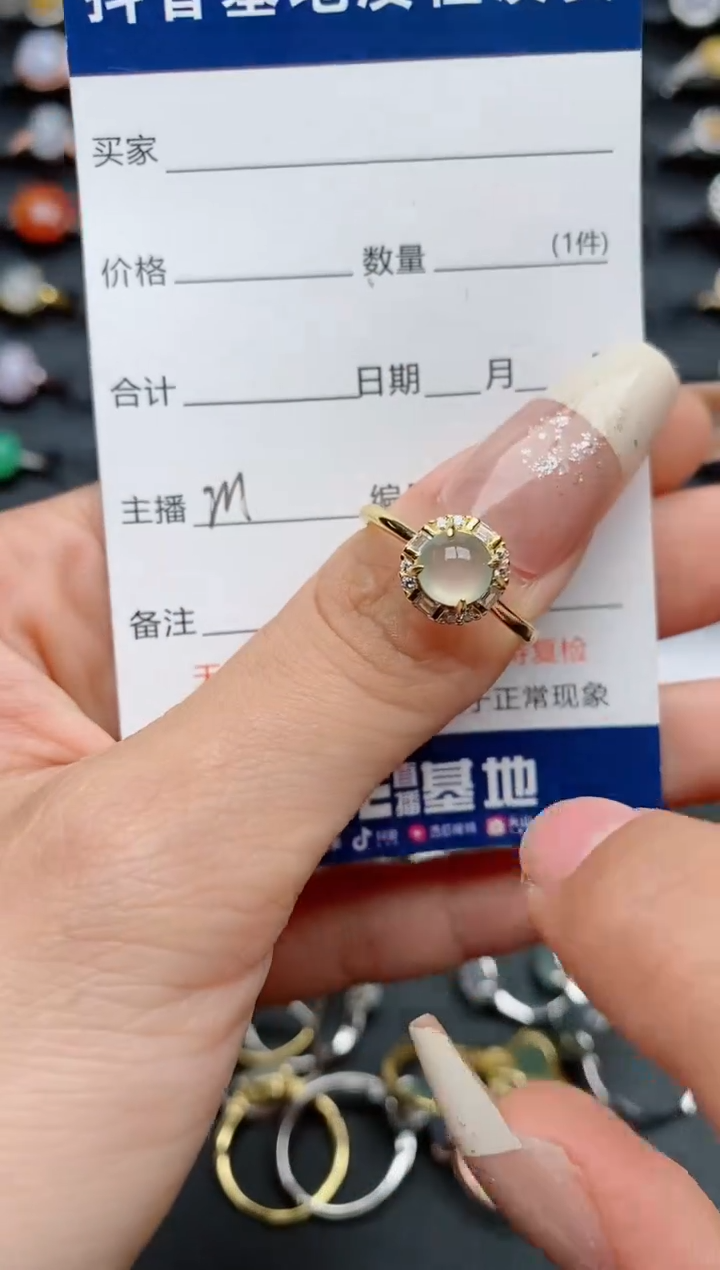 【闪购商品】翡翠戒指银S925镶嵌.............