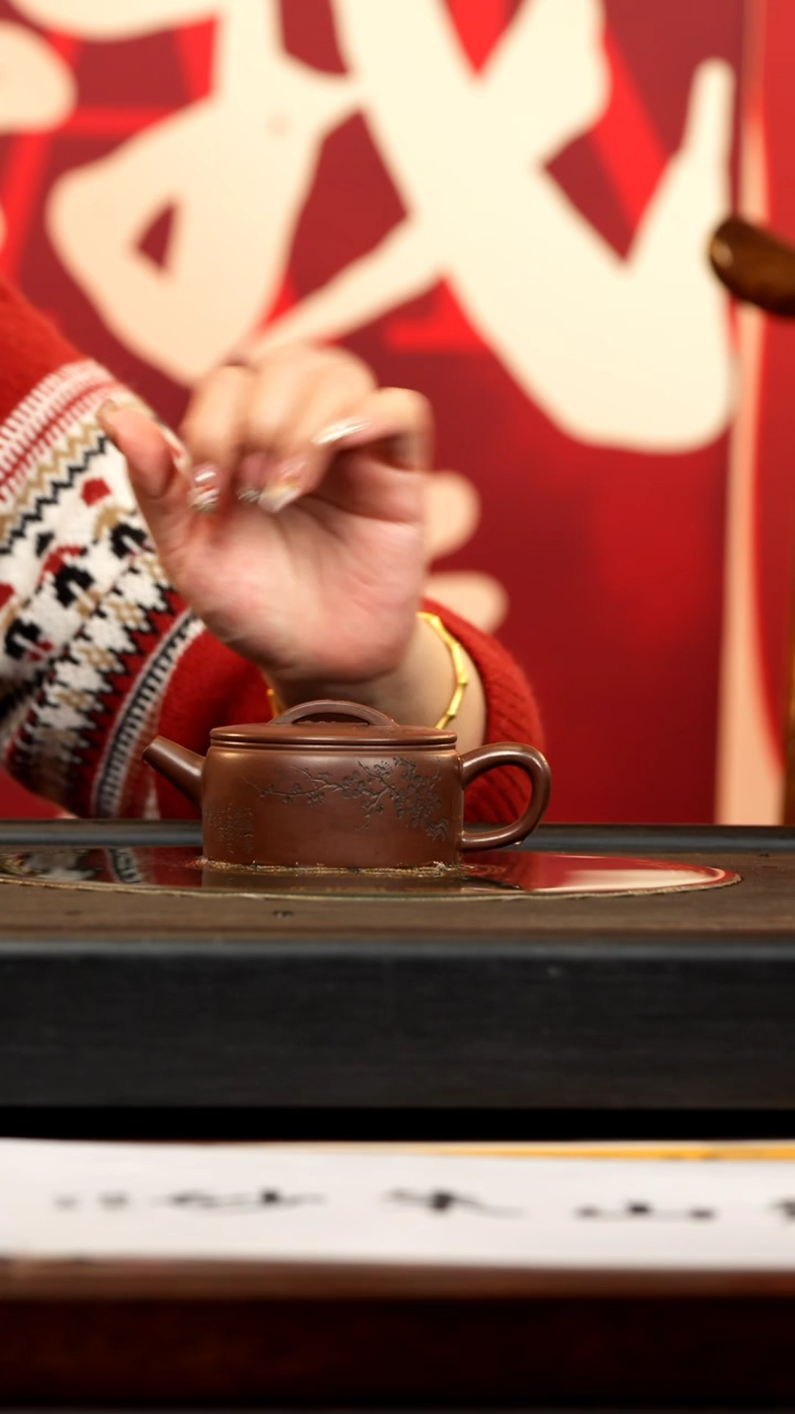 【闪购商品】紫砂茶壶XJZ 革紫泥 汉瓦