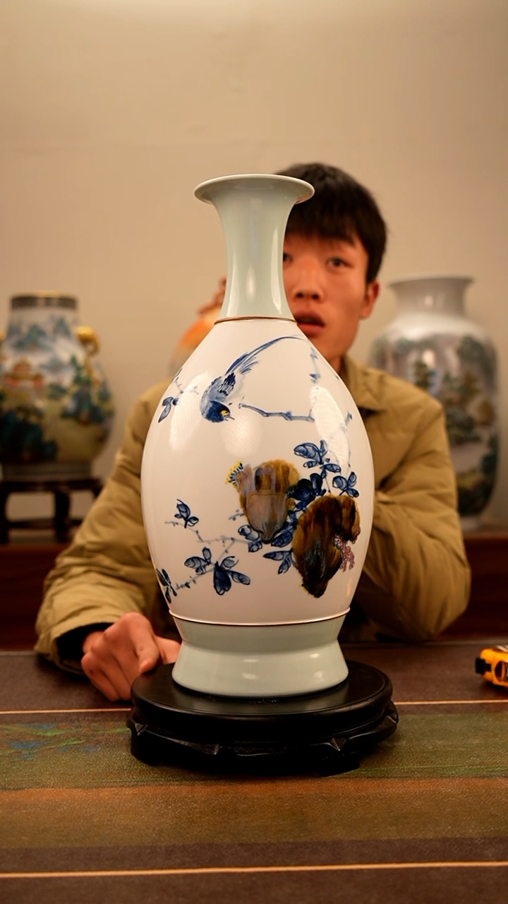 【闪购商品】摆件瓷造确保手工手绘作品