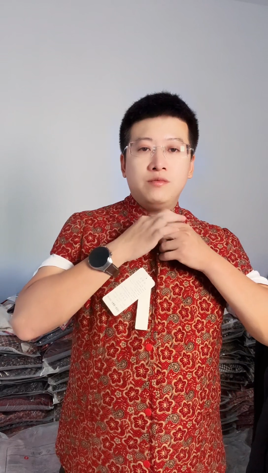 棉骆驼绒女士马甲