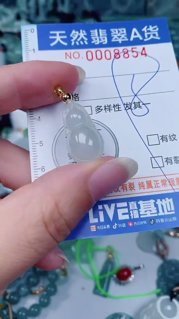 翡翠未镶嵌颈饰00008854