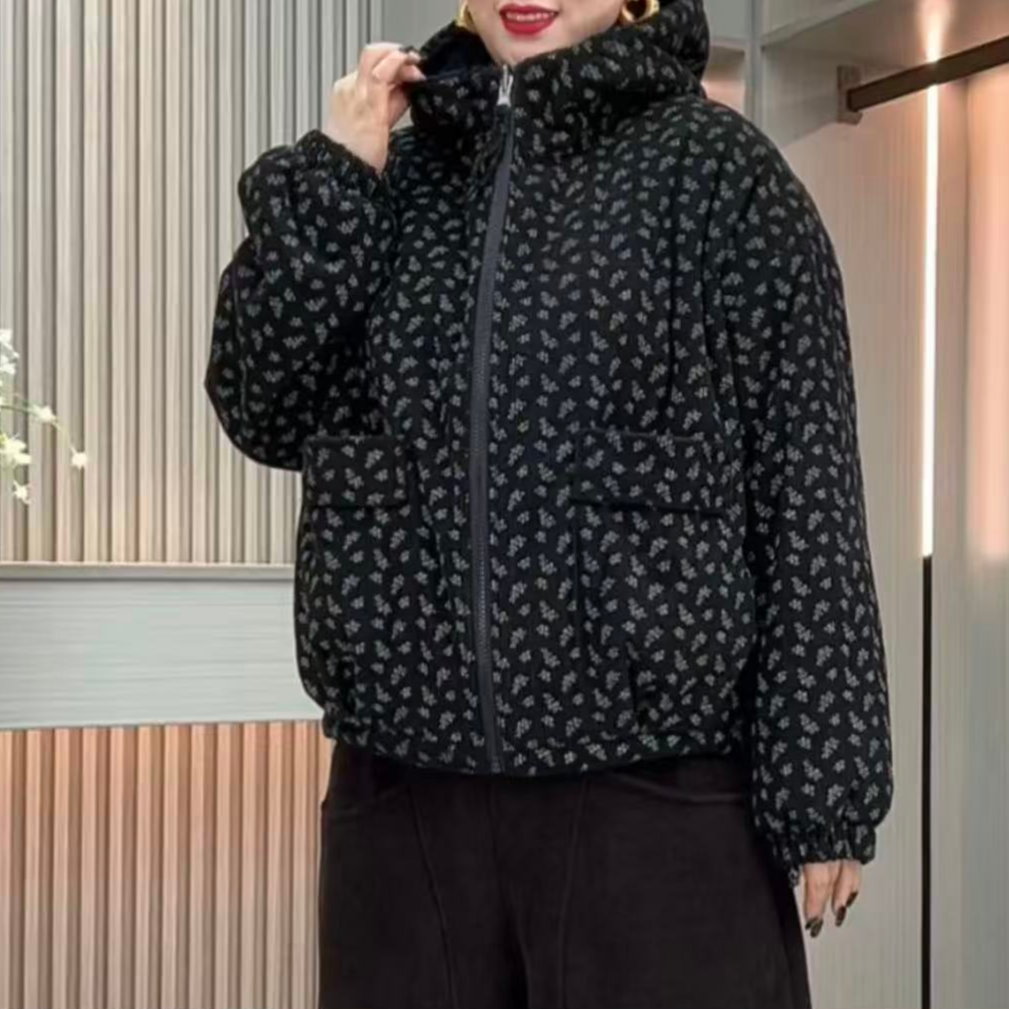 19558新款秋冬加厚休闲百搭棉服