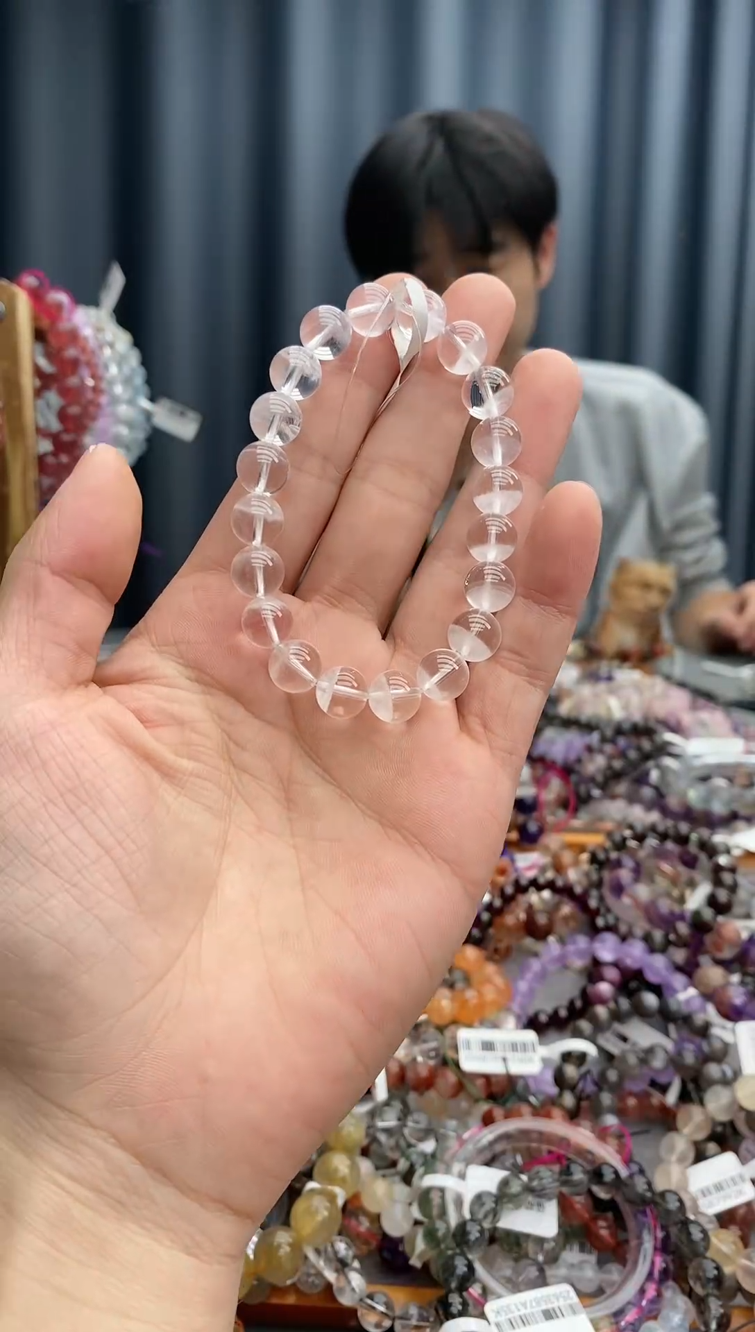 【闪购商品】水晶手链未镶嵌白幽灵