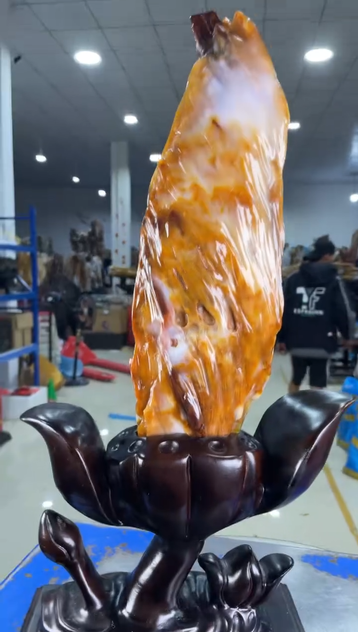 【闪购商品】硅化玉摆件未镶嵌67