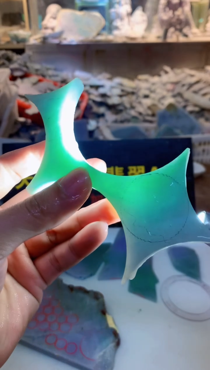 裸石翡翠0朗0翡翠珠宝36