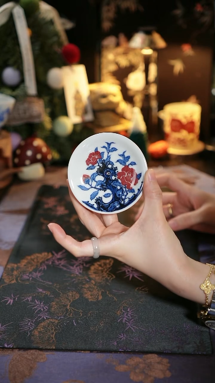 勤义堂 国色天香盖置  香插