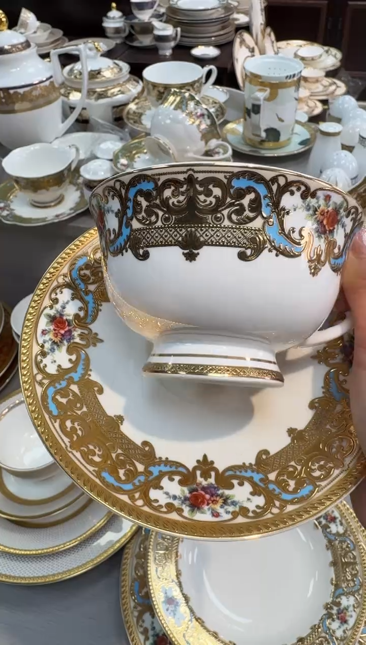 【闪购商品】瓷片咖啡杯碟福利款