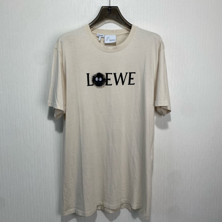 99新 LOEWE/罗意威 男/L/黑色煤球/短袖/6800/SN2225