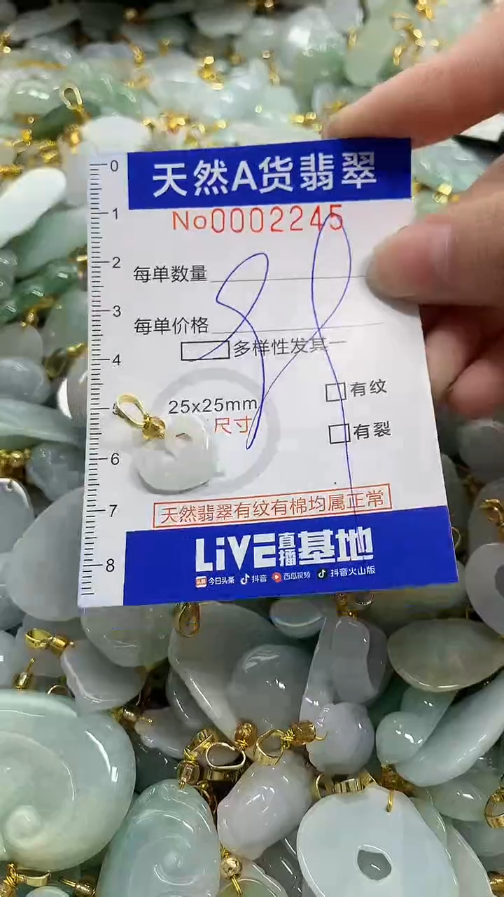 颈饰未镶嵌翡翠天然A货翡翠