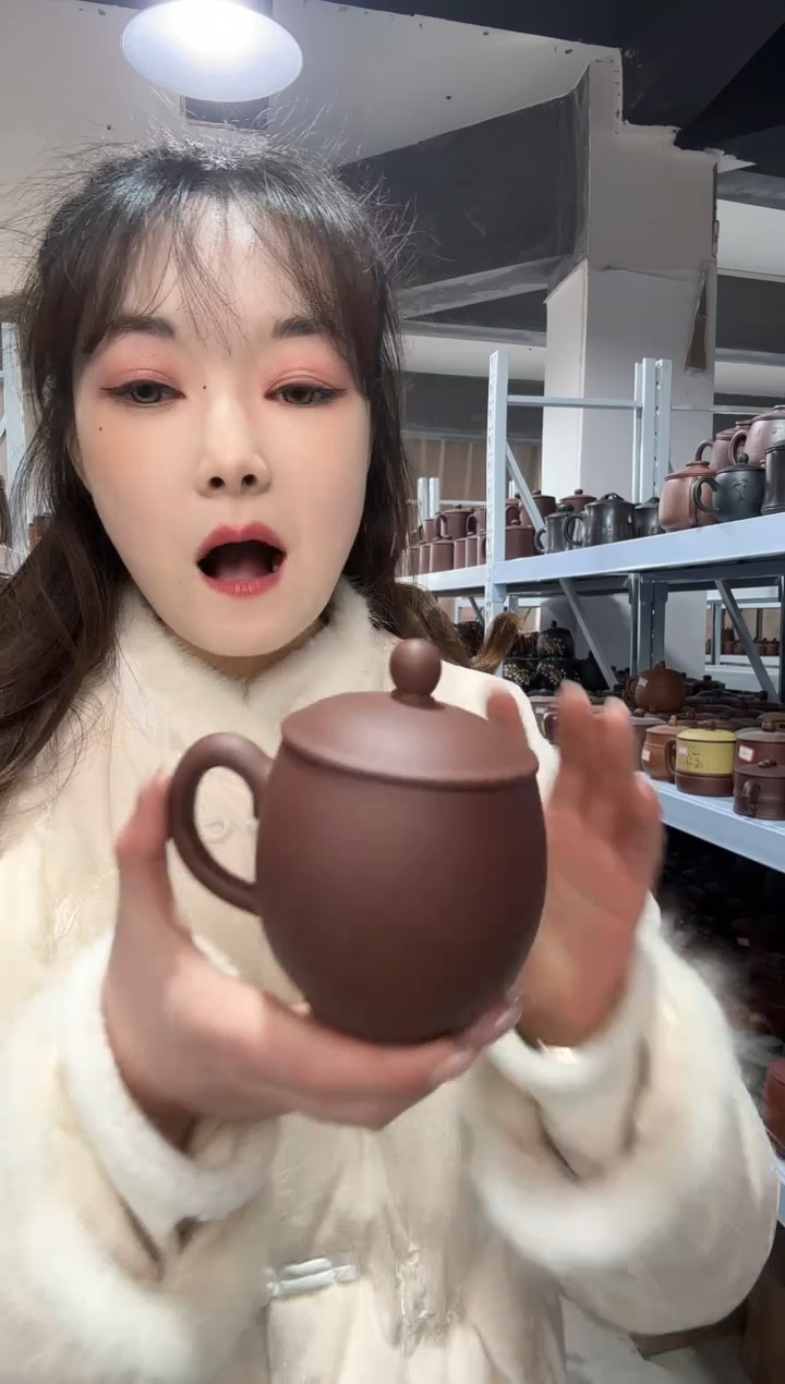 【闪购商品】紫砂盖杯紫砂盖杯龙蛋杯