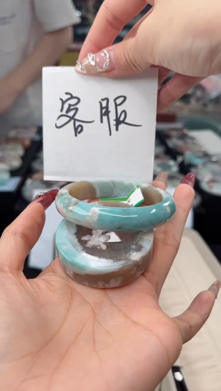 【闪购商品】石英质玉手镯未镶嵌53圈口（赠品镯心）6524542