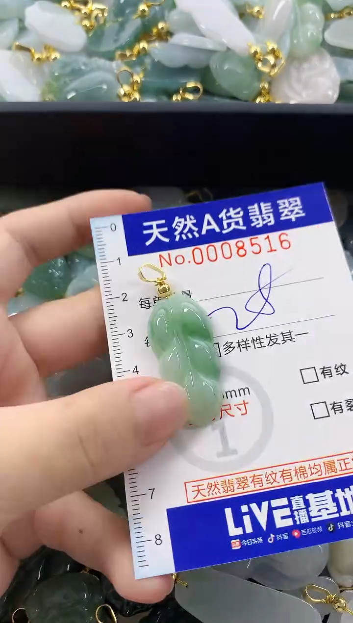颈饰未镶嵌翡翠天然A货翡翠