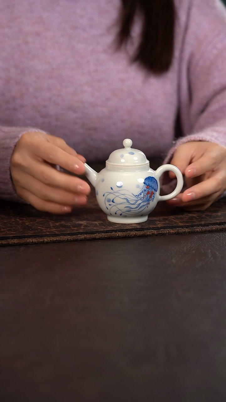 【闪购商品】杯尾款聚澜堂水母小壶