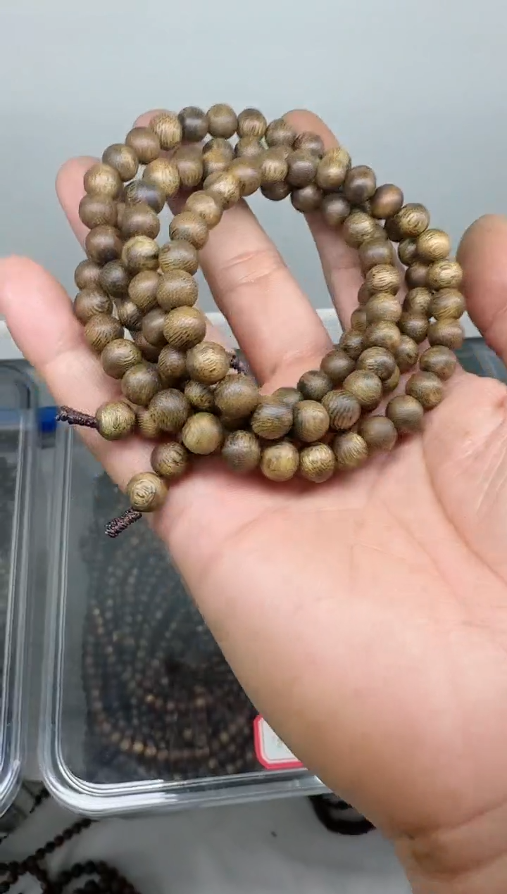 【闪购商品】沉香手串乌身0.8规格多圈22克