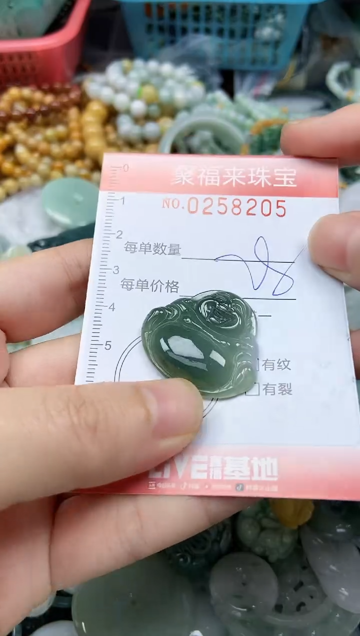 未镶嵌挂件翡翠闪购0258205