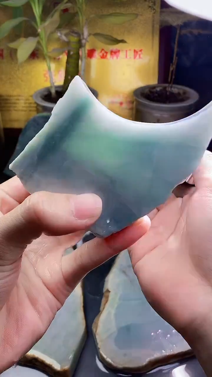 未镶嵌挂件翡翠小雨47