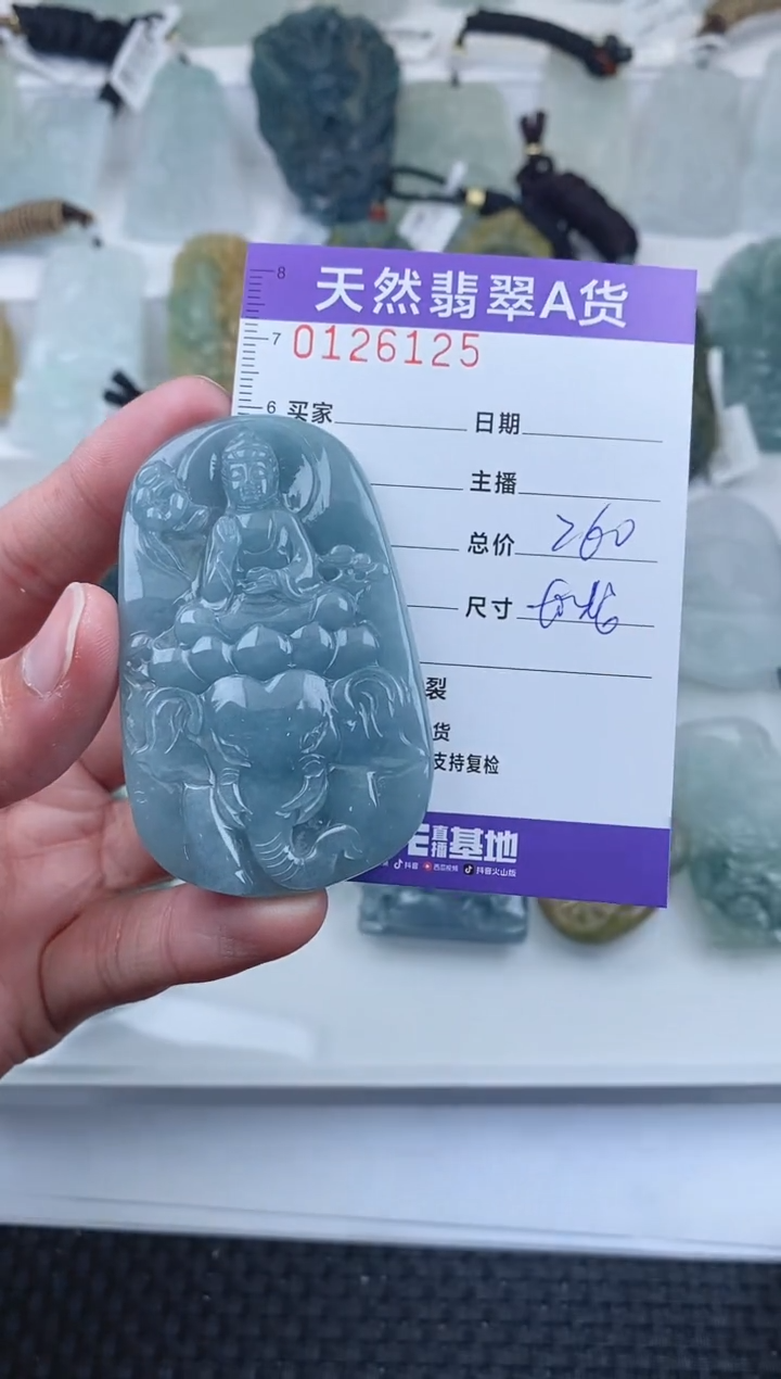 【闪购商品】翡翠颈饰未镶嵌        125