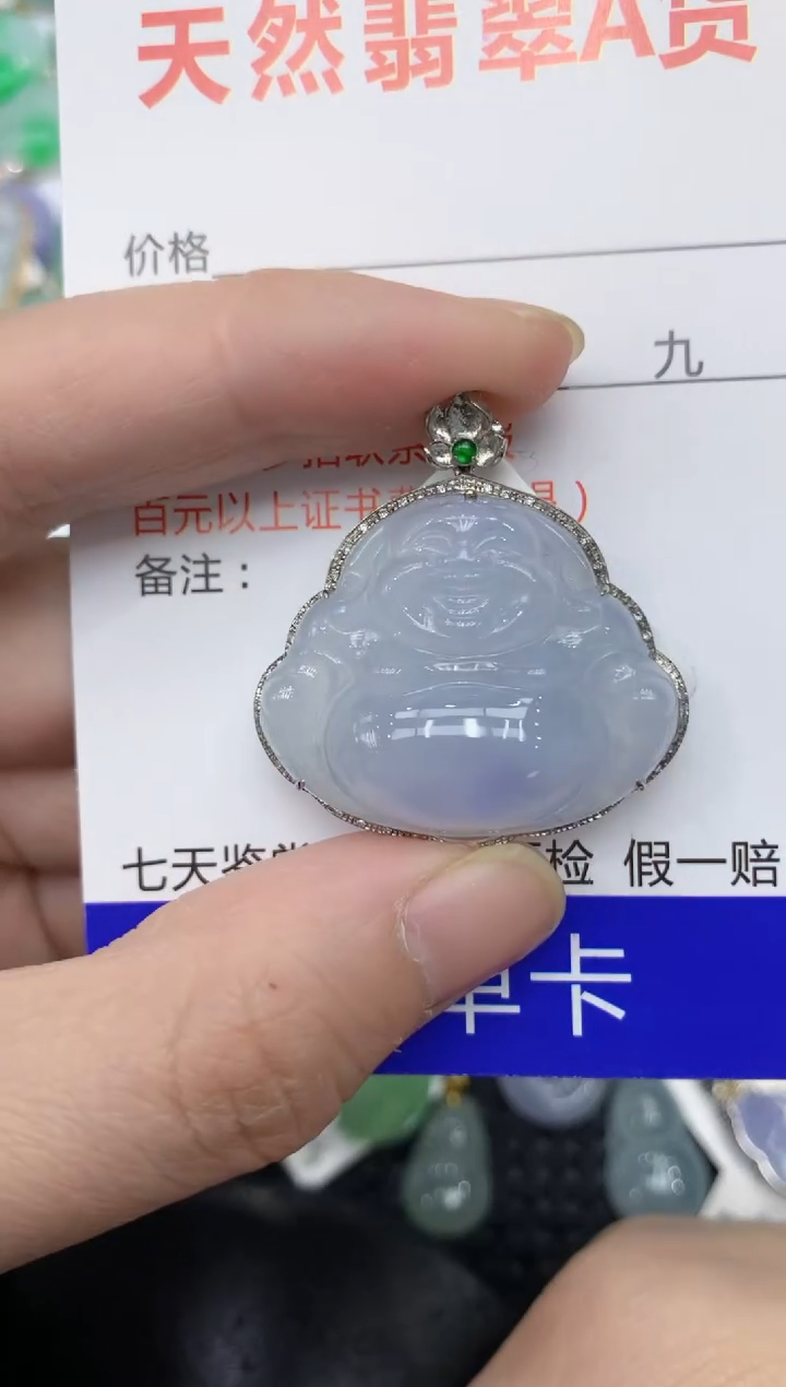 【闪购商品】翡翠颈饰18K金镶嵌11111111111