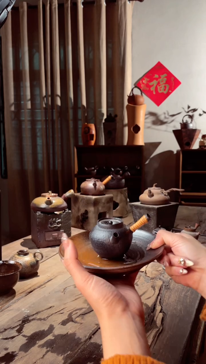 【闪购商品】壶孤品柴烧泡茶壶120cc