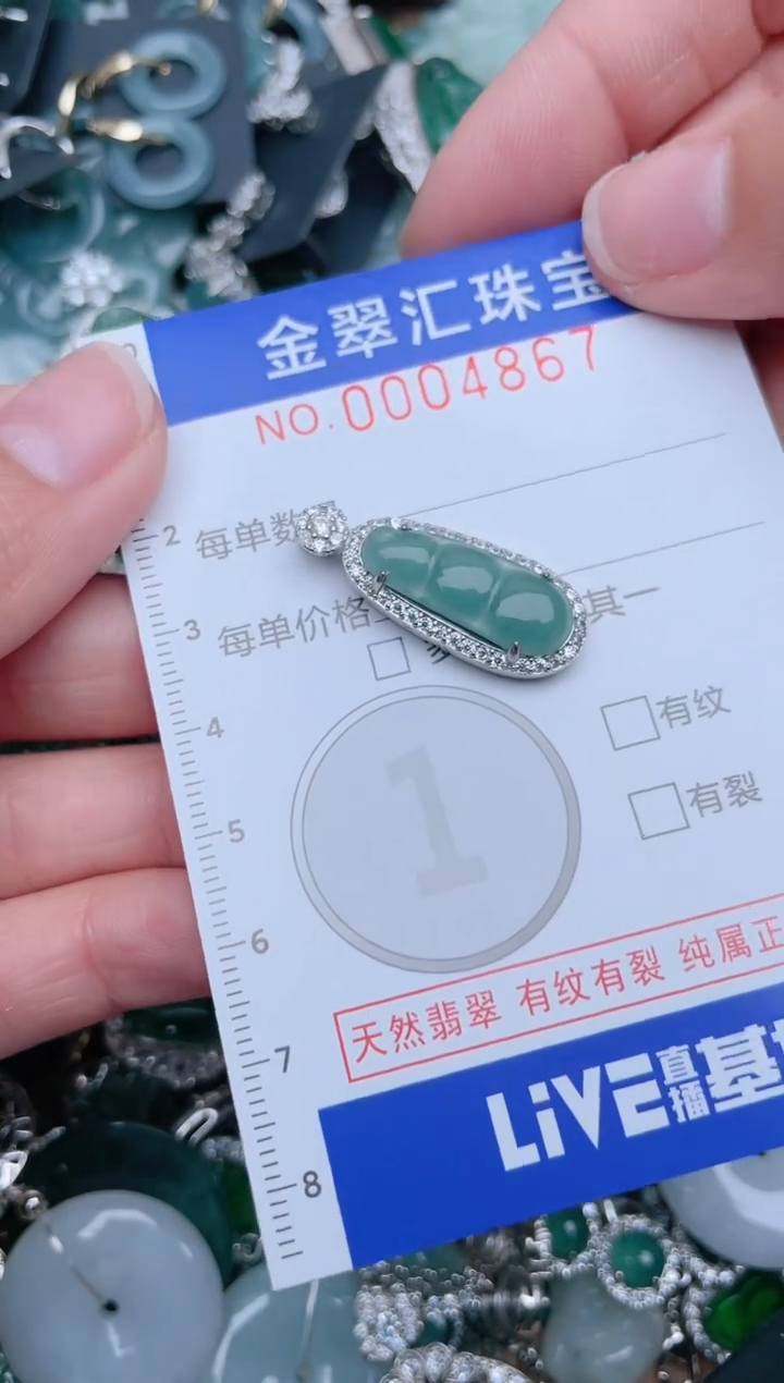 【闪购商品】翡翠颈饰未镶嵌4867.....