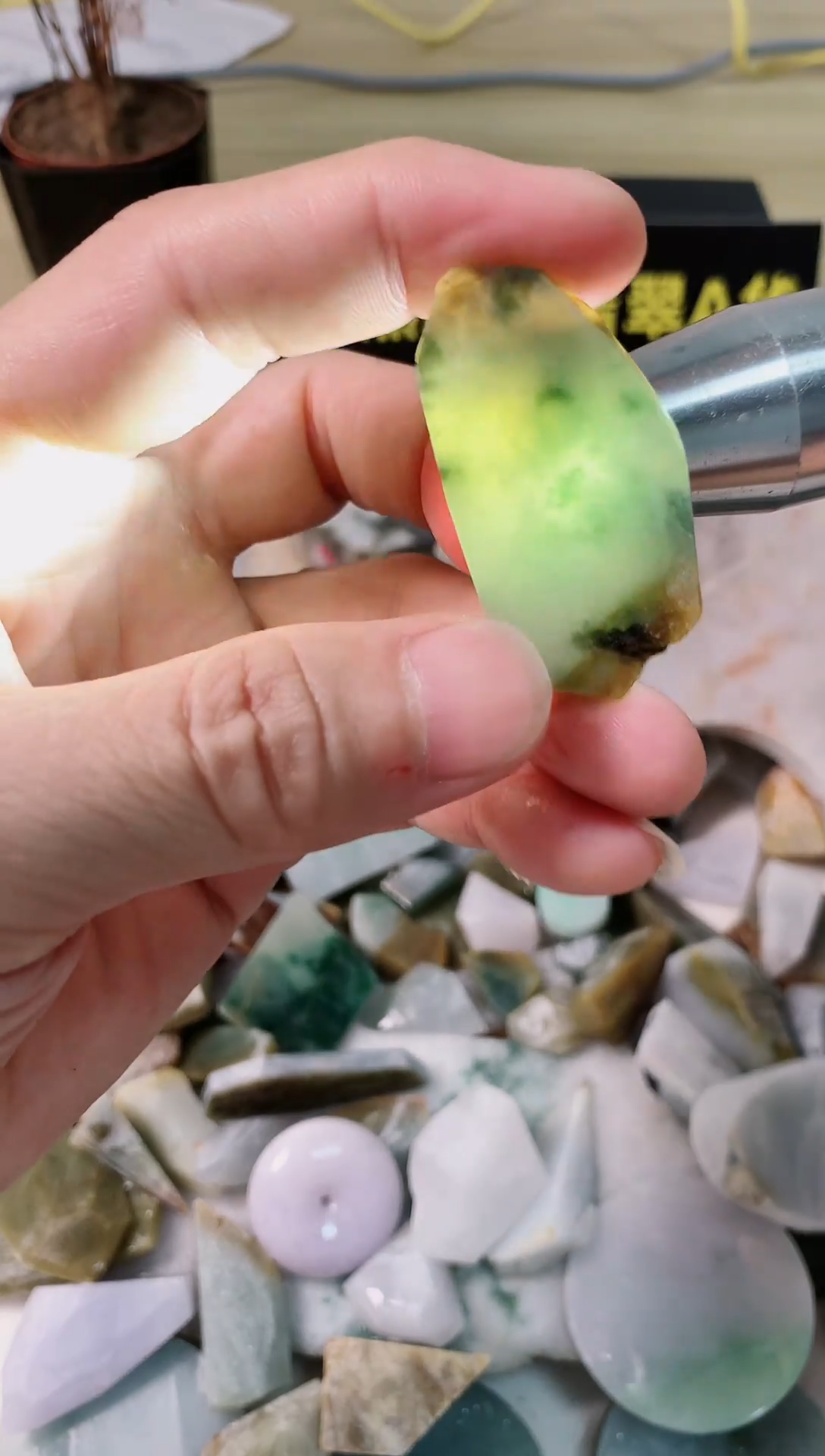 翡翠裸石天然缅甸翡翠A货05