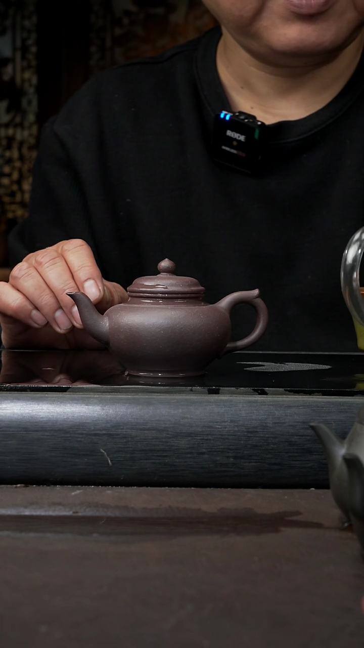 【闪购商品】紫砂茶壶底槽清 笑樱120cc 023