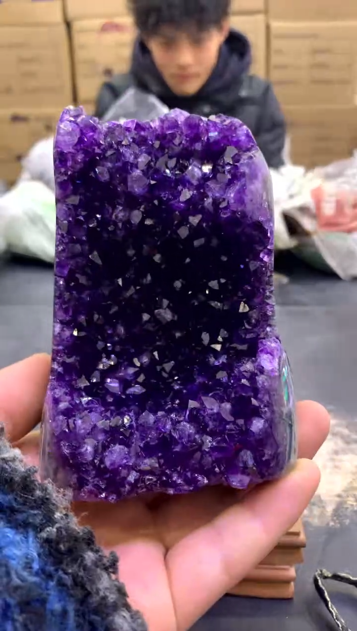 【闪购商品】水晶摆件未镶嵌天然高品质紫晶967