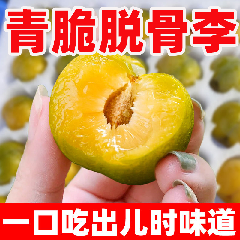 四川脱骨冰糖李青脆李脱骨李当季新鲜酸甜可口孕妇水果