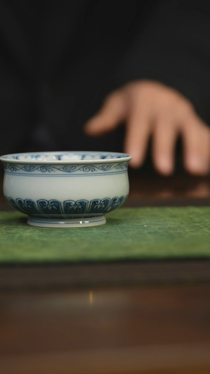 【闪购商品】杯柴窑青花破价福利