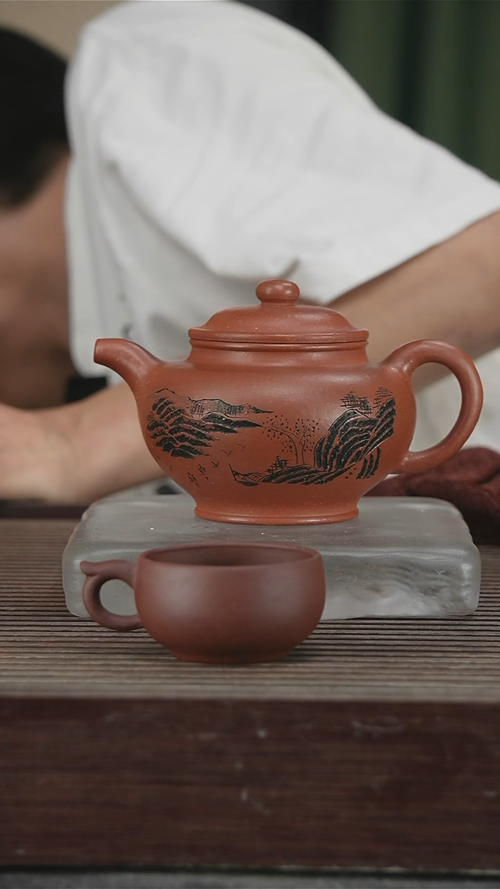 茶壶紫砂一壶一杯350CC13号