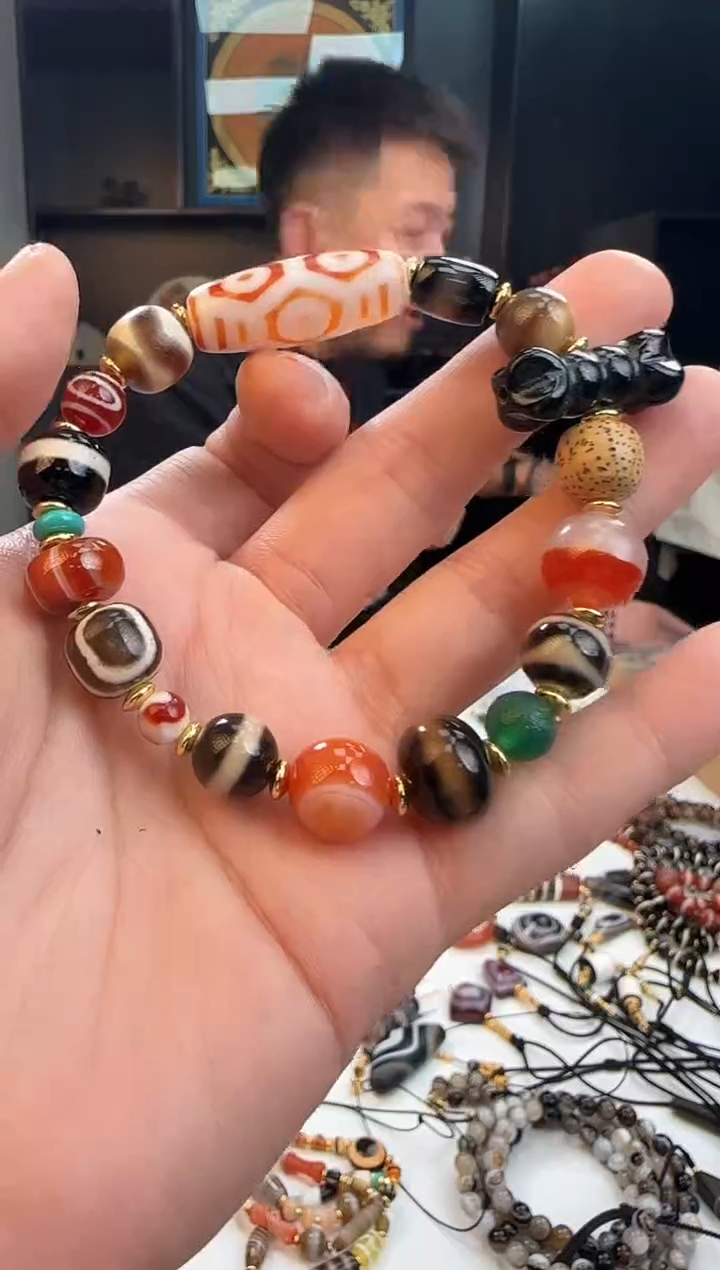 未镶嵌手链玛瑙/玉髓1126-29多样性发货