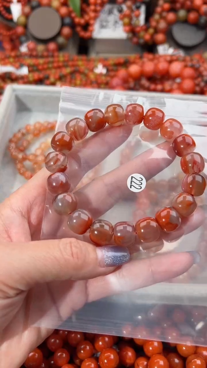 【闪购商品】南红玛瑙手串未镶嵌12+