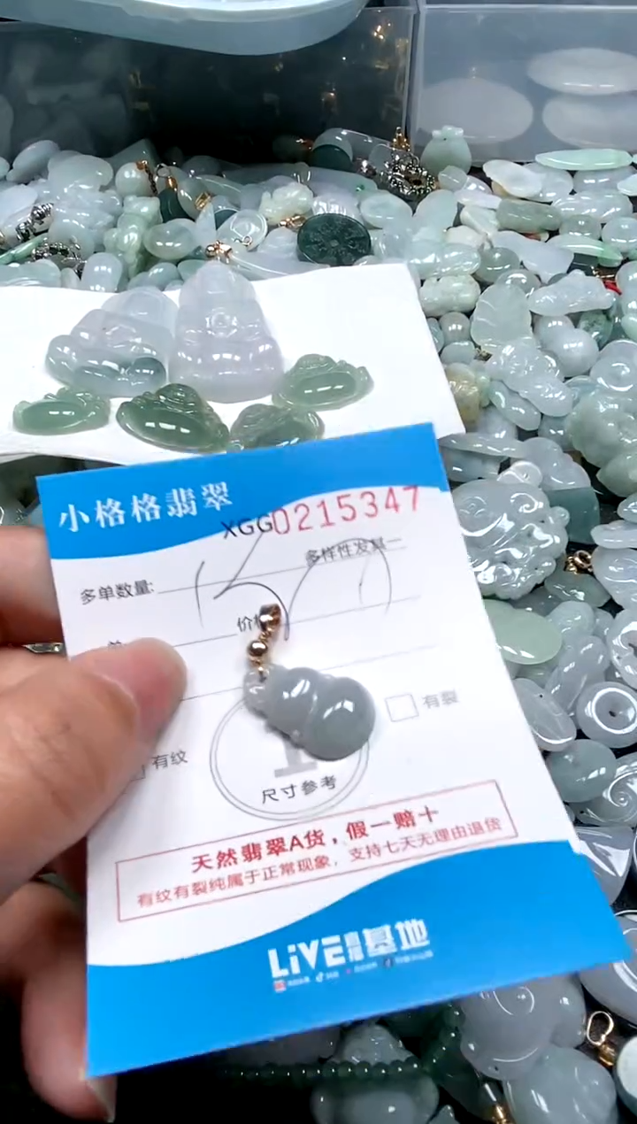 【闪购商品】翡翠颈饰未镶嵌闪购商品0215347