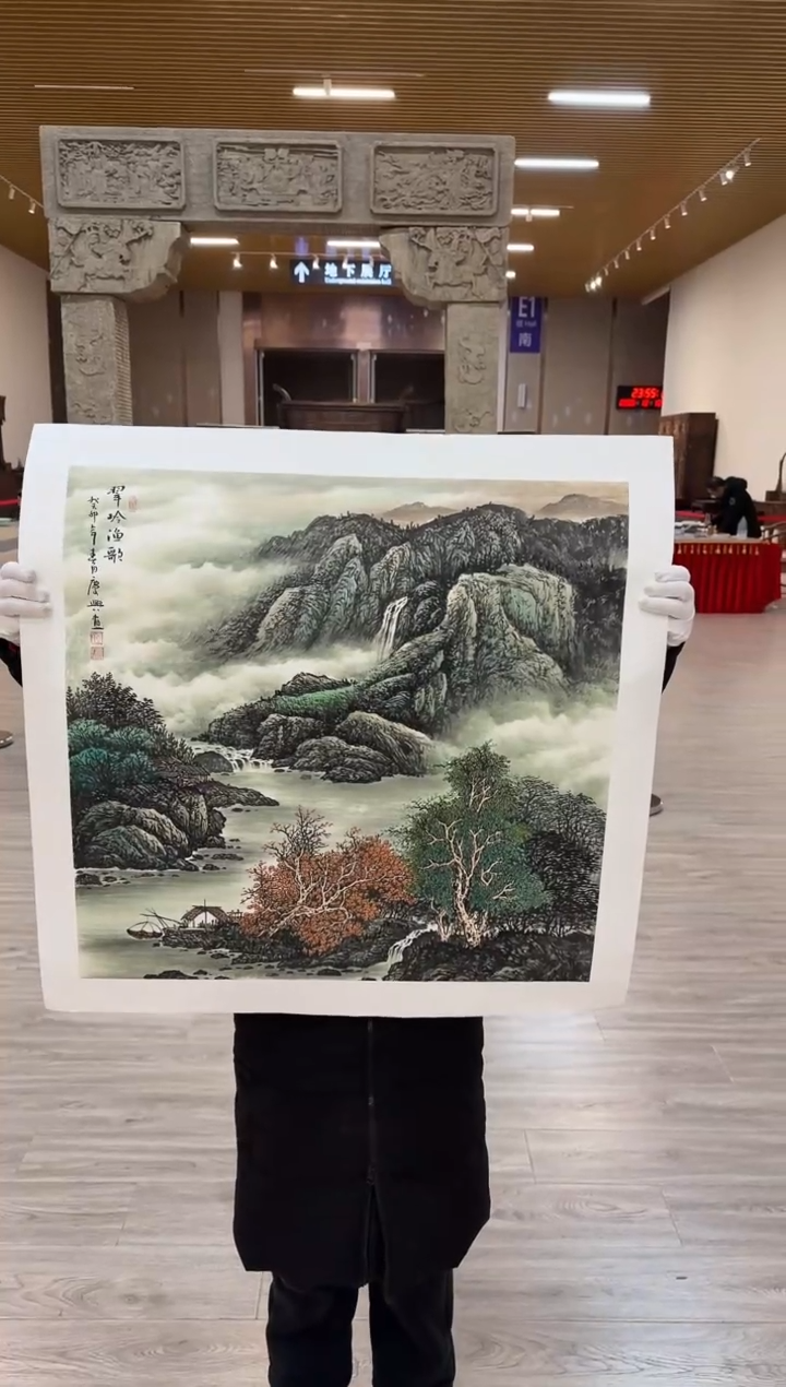 国画38赵隆轩美术馆李庆兴老师作品