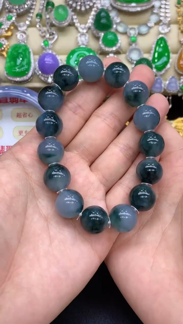 未镶嵌手串翡翠417-中国好珍宝