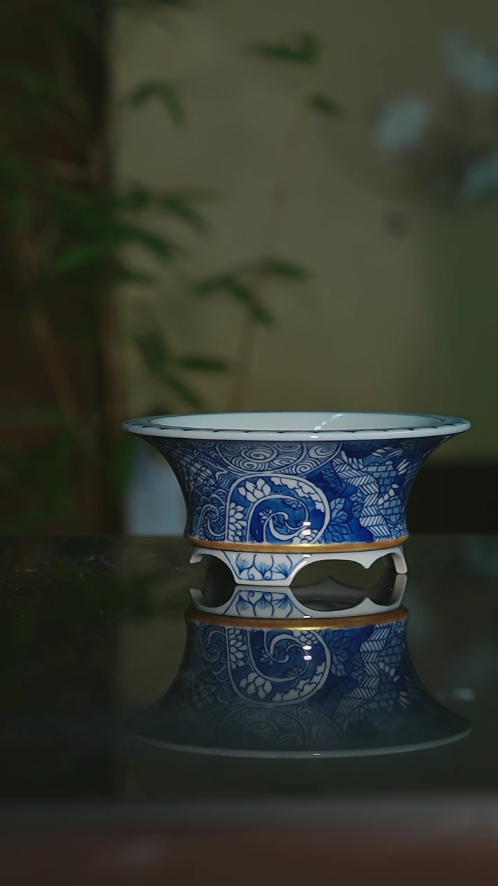 【闪购商品】摆件手工手绘内口9.5高深