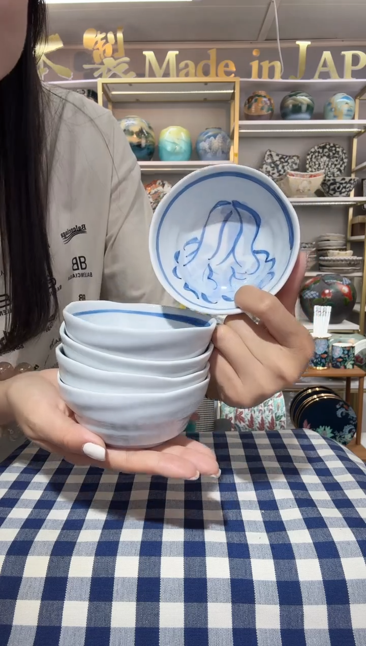 瓷10.5厘米蔬菜小钵5件套装